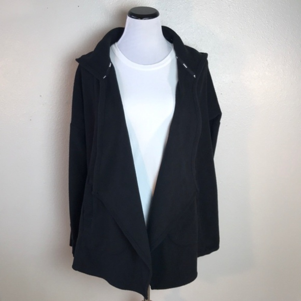 DNKY fleece open front shrug